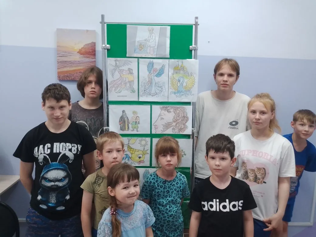 Рисуем. Любимых героев из сказок А. С. Пушкина.