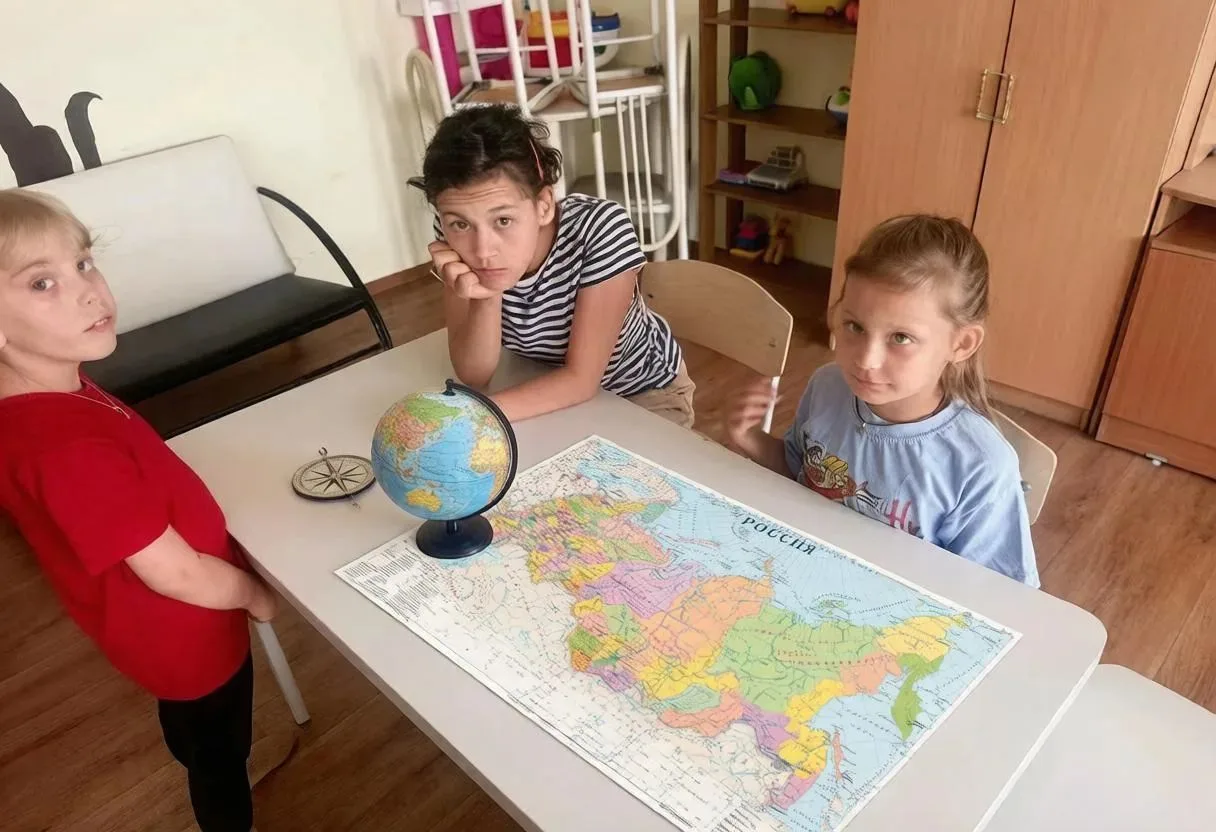 Познавательный час «Стороны света» в филиале КГКУ СО Центр семьи «Канский»