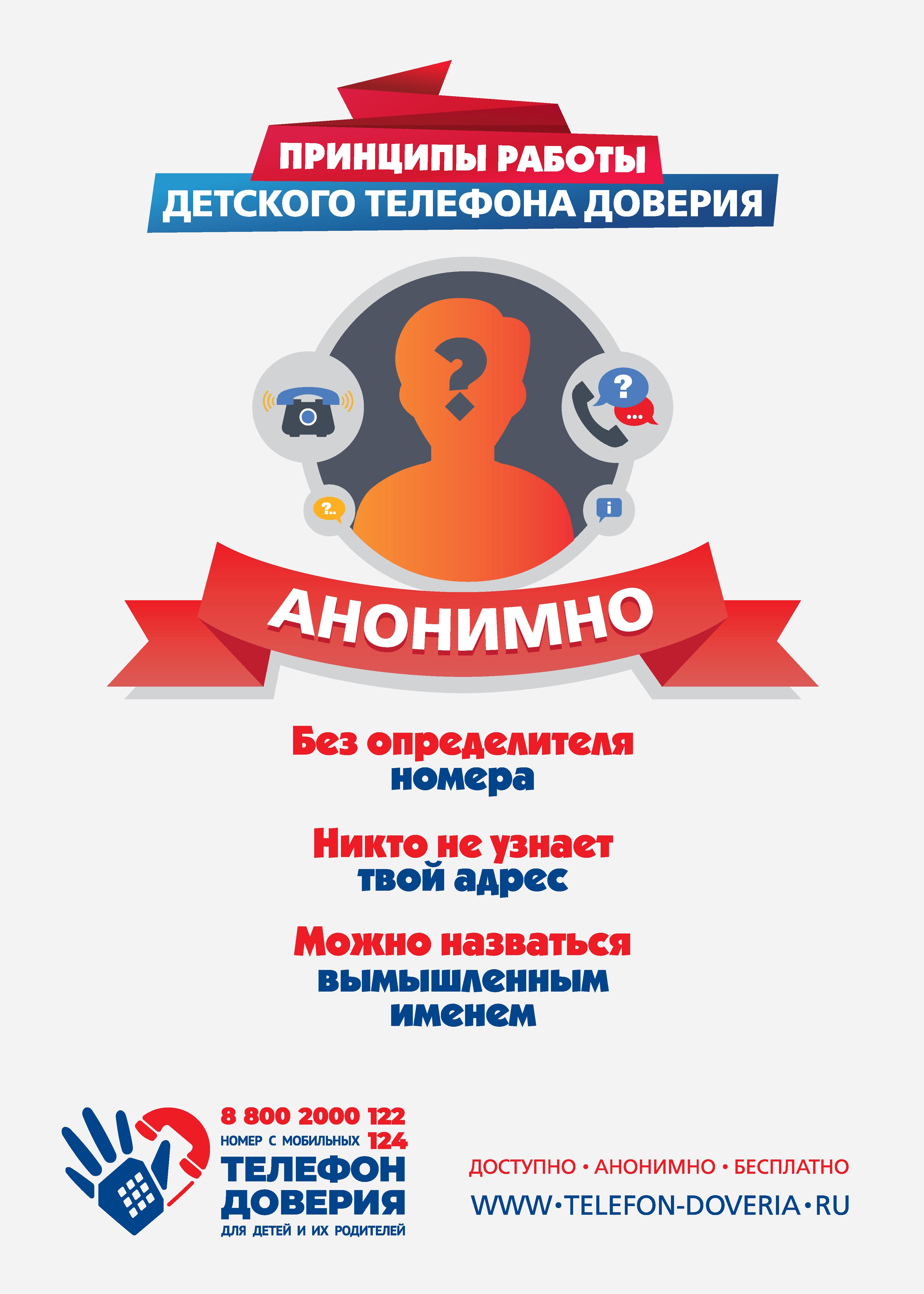 постер доверия анонимность